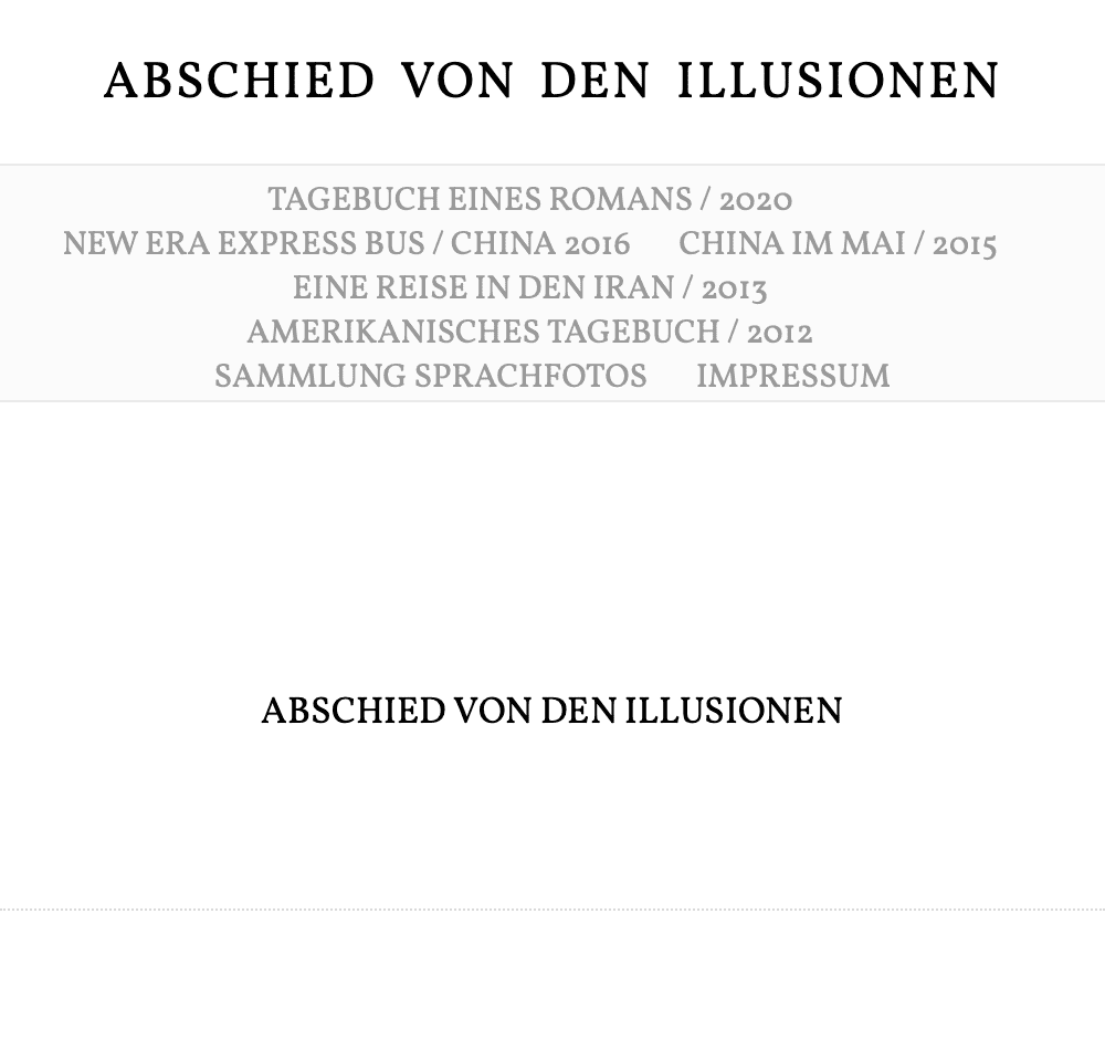 Abschied von den Illusionen